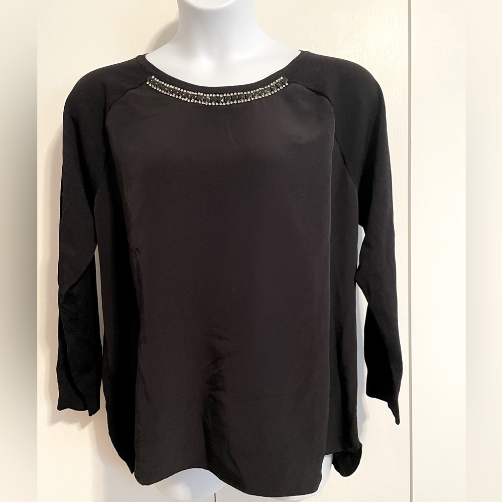 Calvin Klein Mixed Media Top